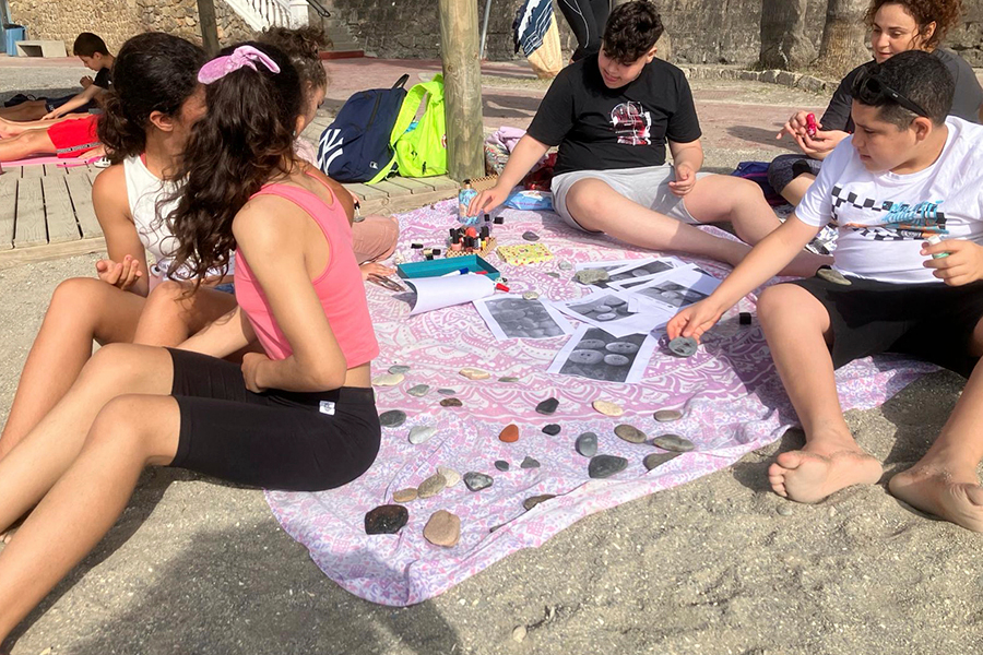Yoga en el recreo