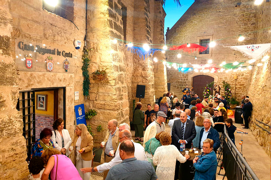 Acto en honor de San Antonio en la Casa de Ceuta en Melilla
