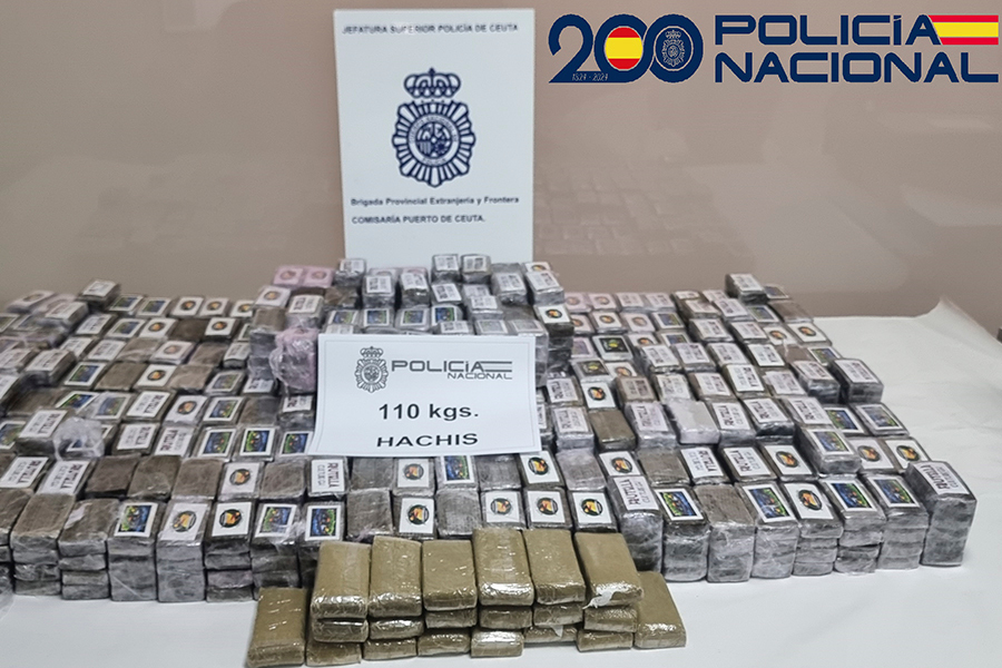 Droga aprehendida en el puerto / Policía Nacional