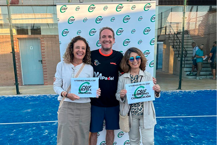 Ganadores Padel CSIF