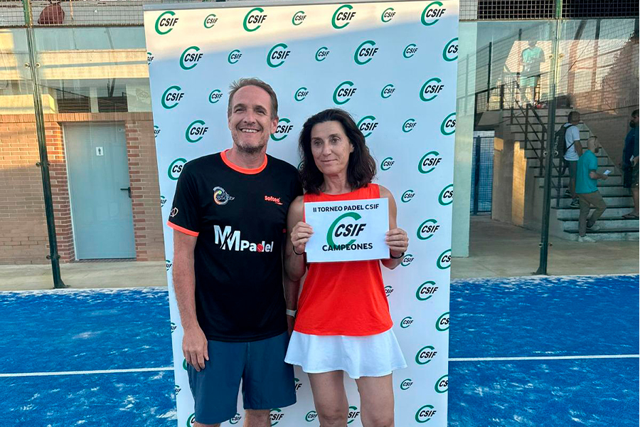 Ganadores Padel CSIF