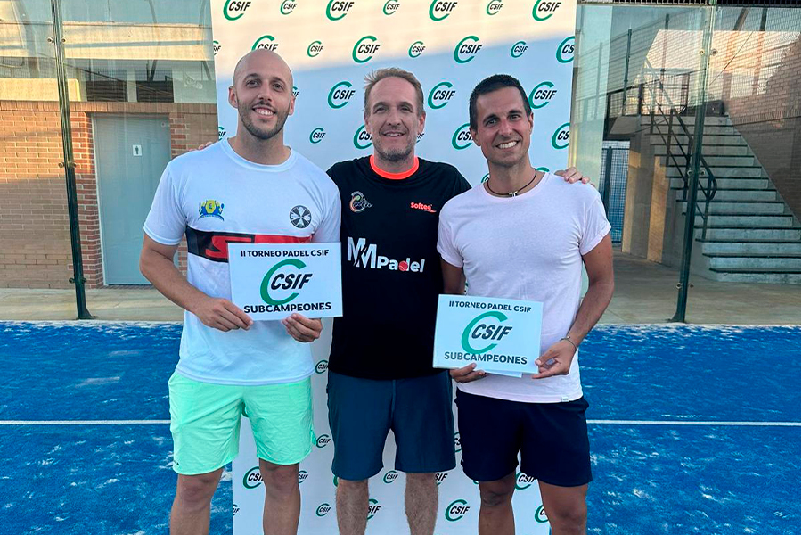 Ganadores Padel CSIF 2