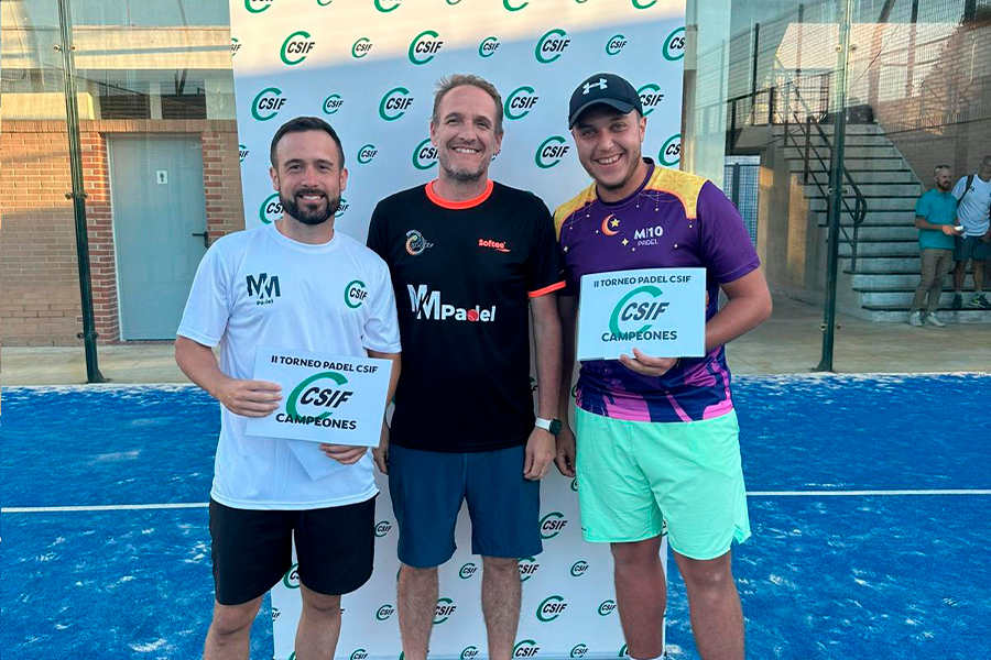 Ganadores Padel CSIF 4