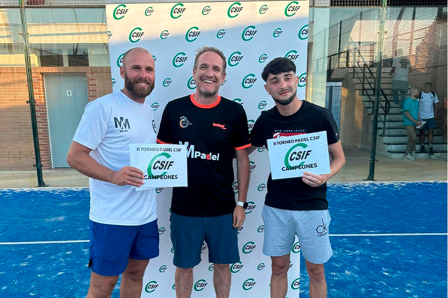 Ganadores Padel CSIF 6