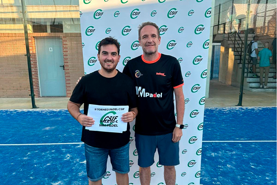 Ganadores Padel CSIF 10