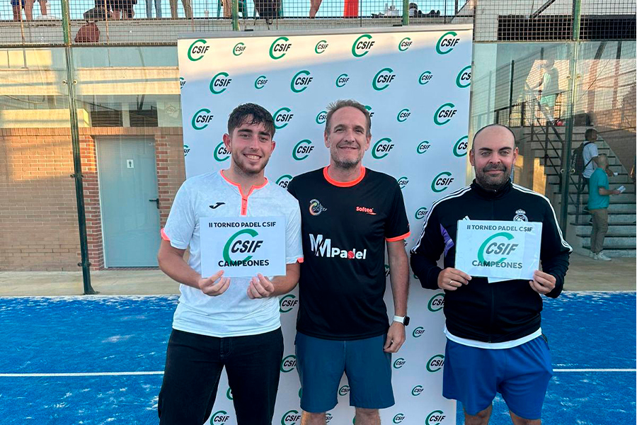 Ganadores Padel CSIF 11