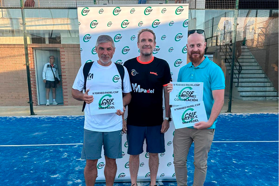 Ganadores Padel CSIF 14
