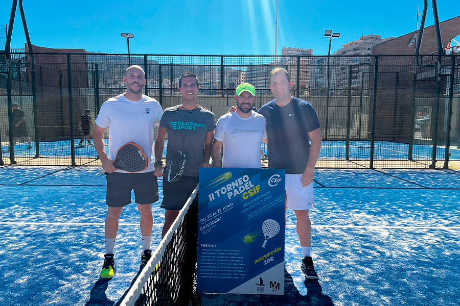 Ganadores Padel CSIF