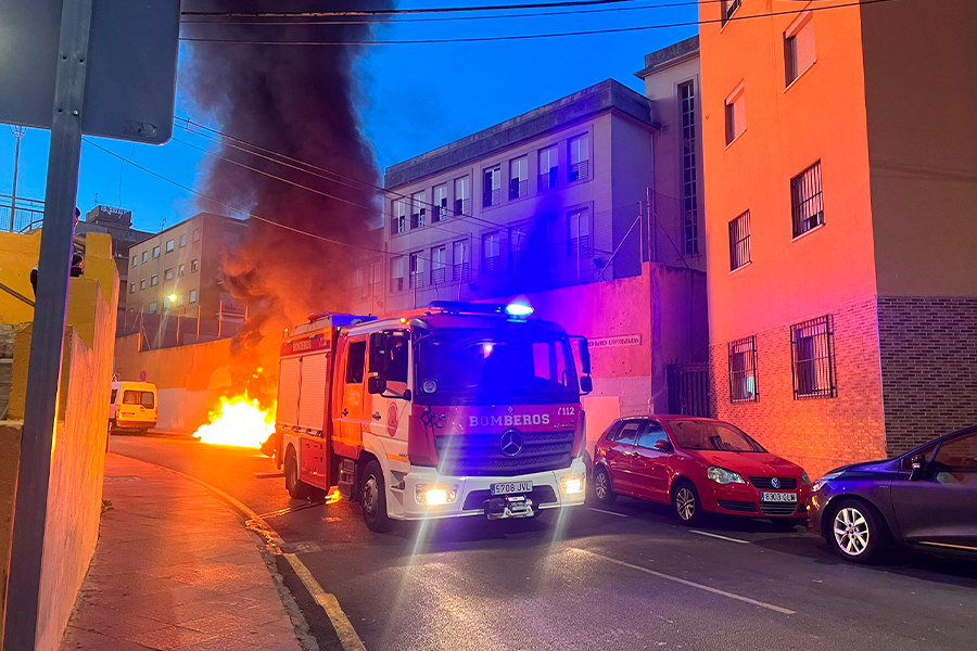 Incendio en Bermudo Soriano