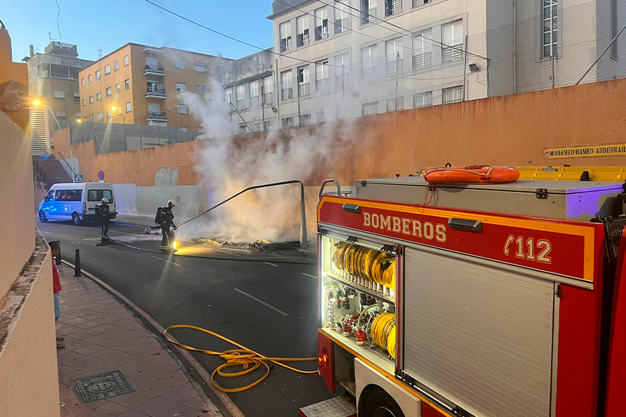 Incendio en Bermudo Soriano