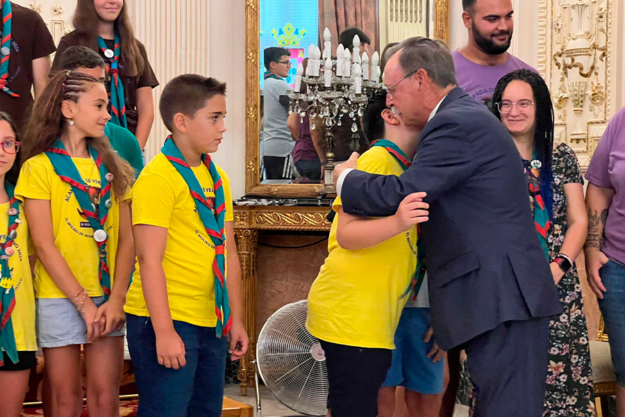 Recepción a los Scouts 238 Omaha / Daniel Hernández