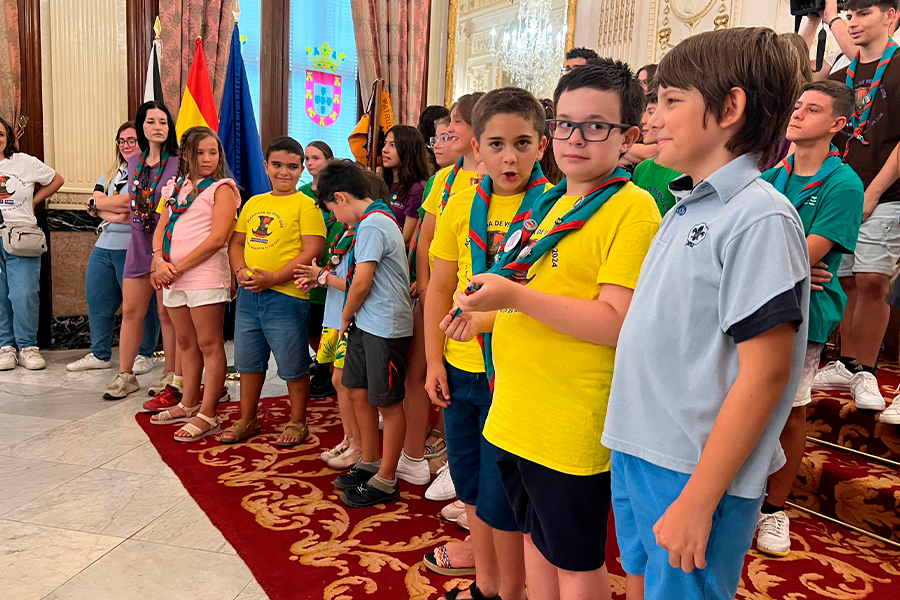 Recepción a los Scouts 238 Omaha / Daniel Hernández