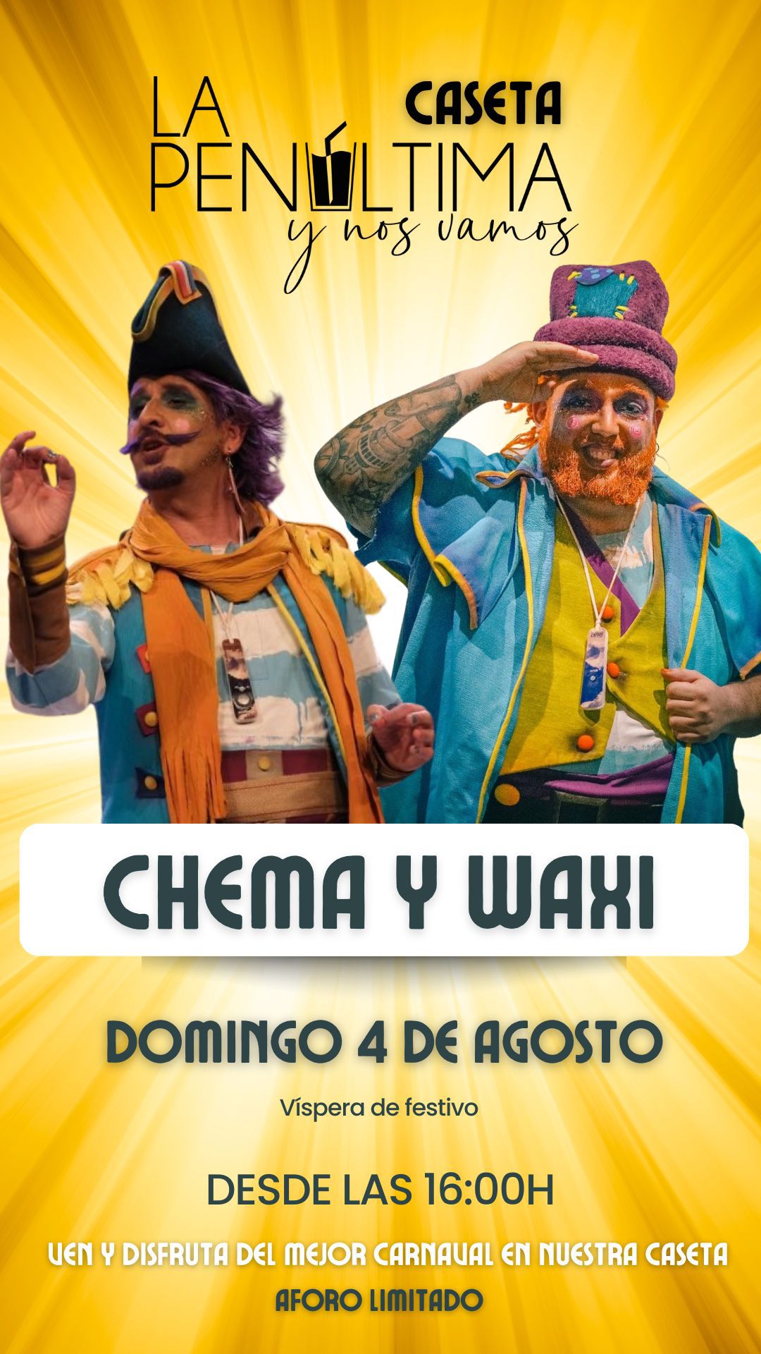 Cartel anunciador del evento
