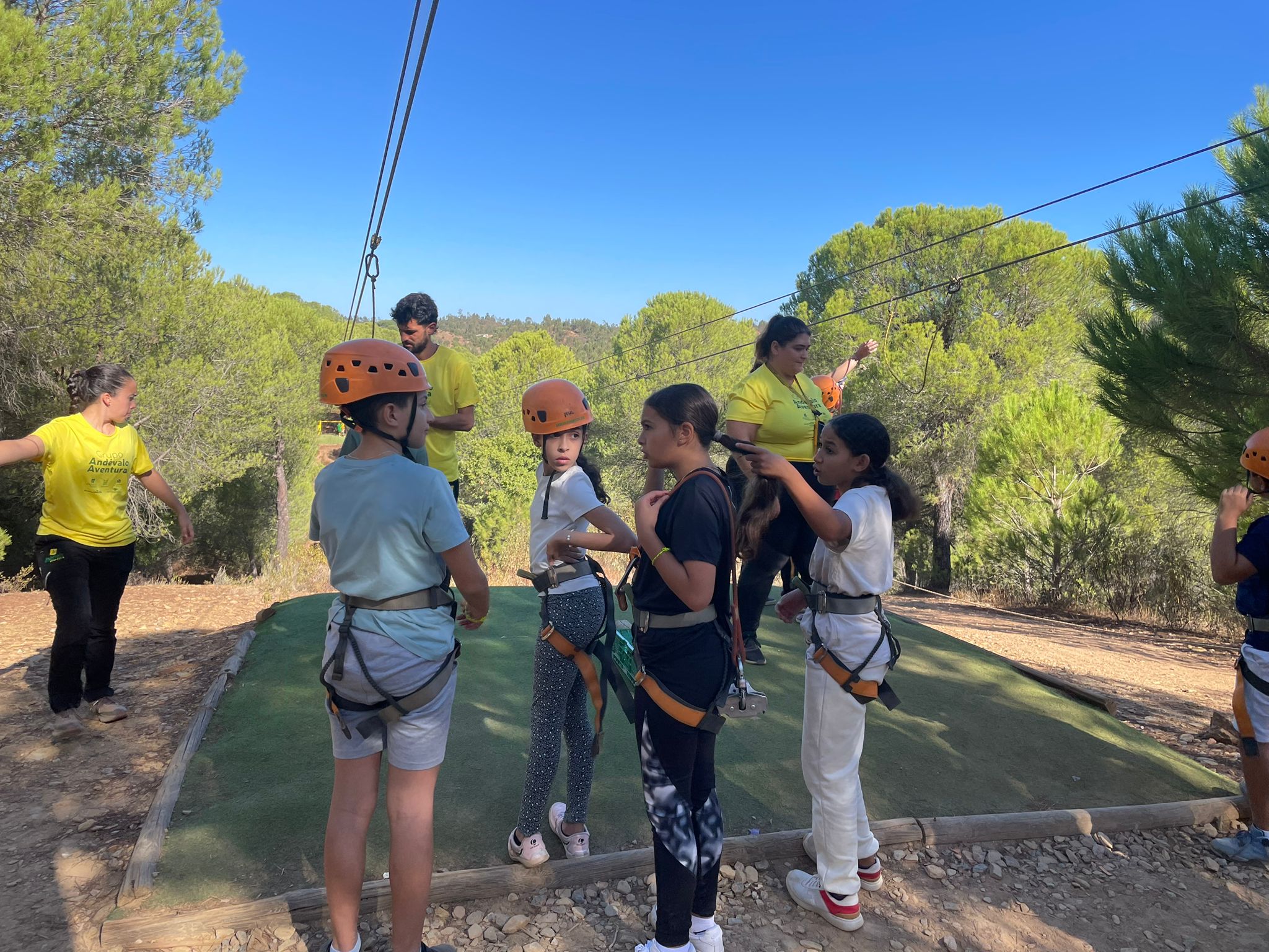 Los alumnos ceutíes disfrutan de experiencias con la naturaleza / Cedida