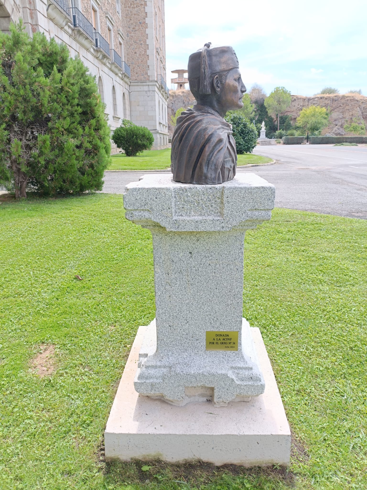El busto, de perfil / Cedida