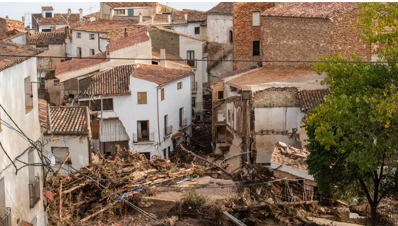 Destrozos en Letur (Albacete) / EFE