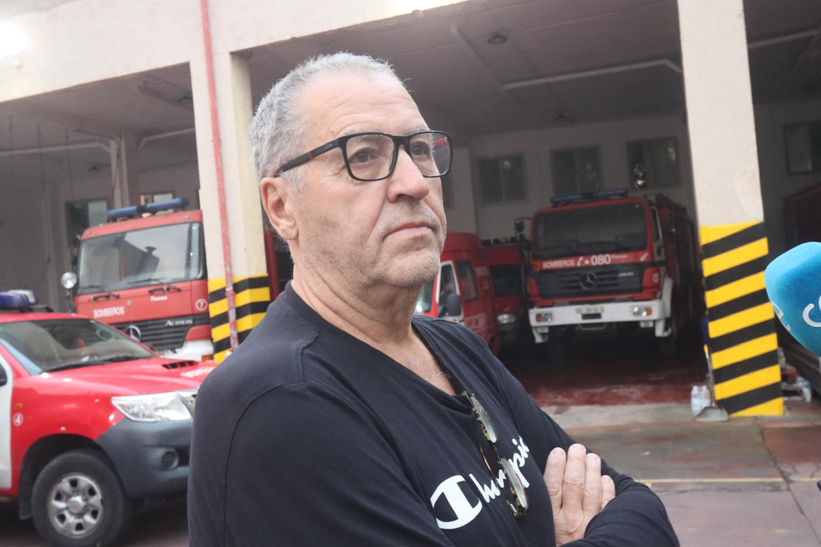 Miguel Ángel Ríos, jefe accidental de Bomberos