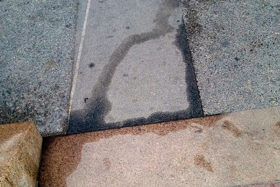 Orina en la calle
