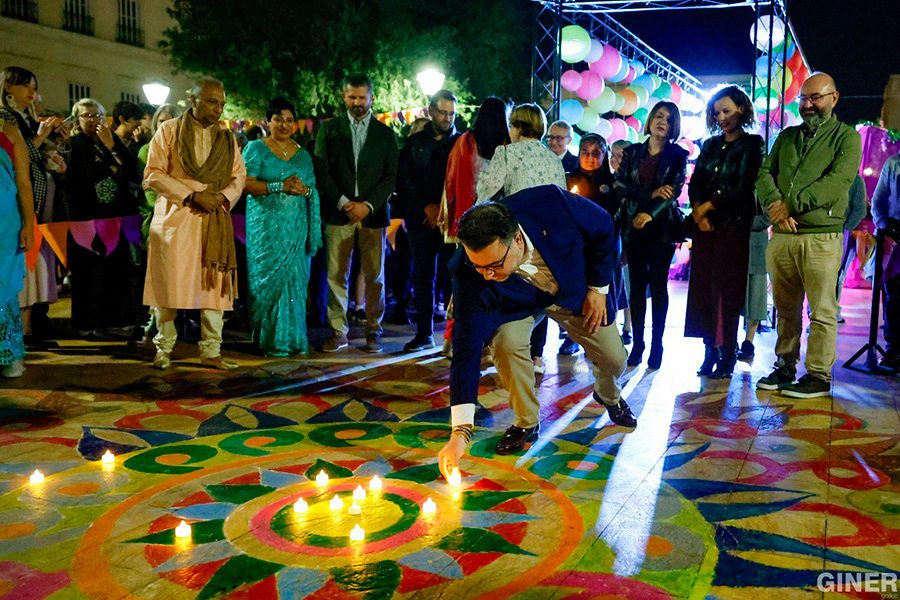 Celebración del Diwali en Melilla