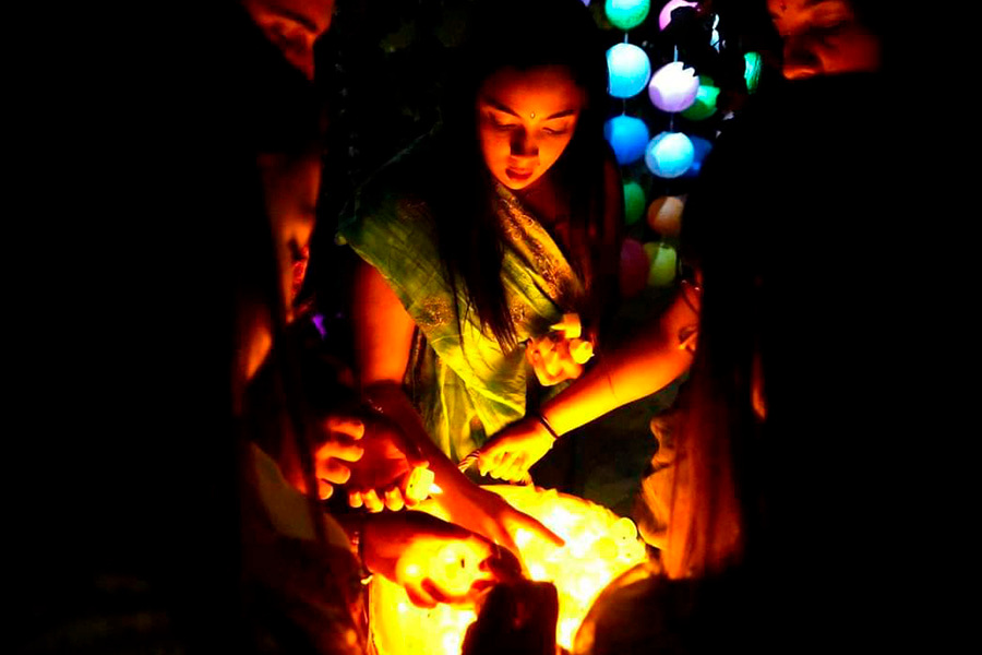Celebración del Diwali en Melilla