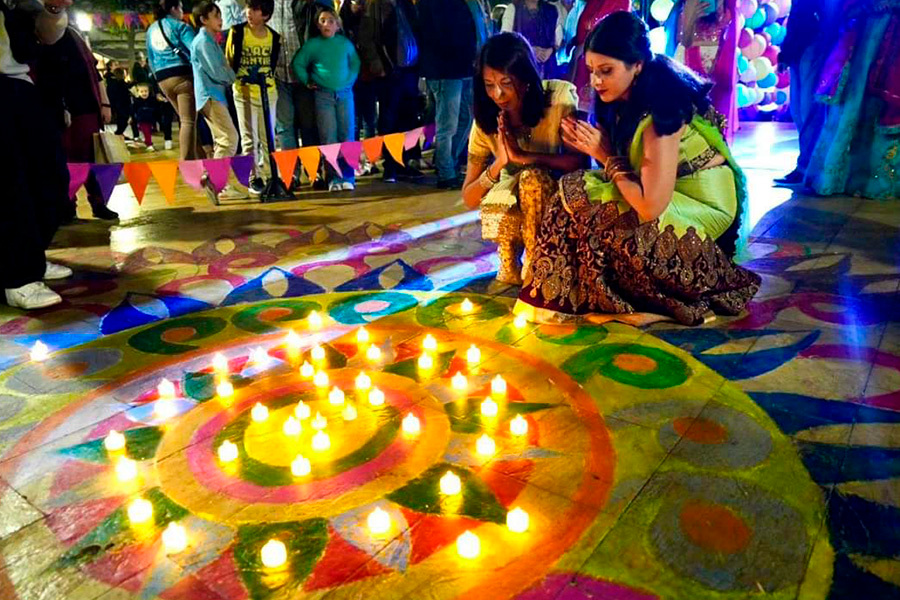Celebración del Diwali en Melilla