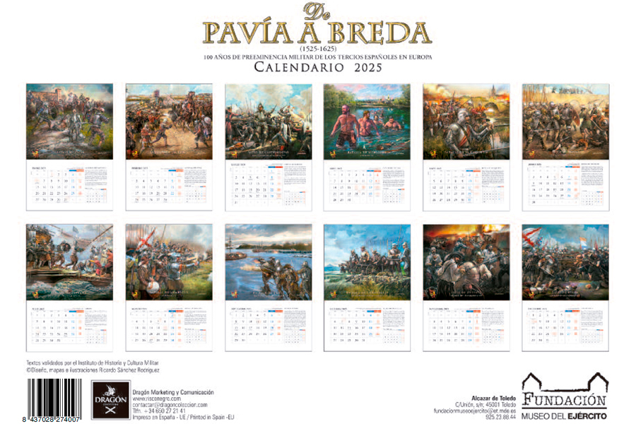 CALENDARIO EJÉRCITO 2025