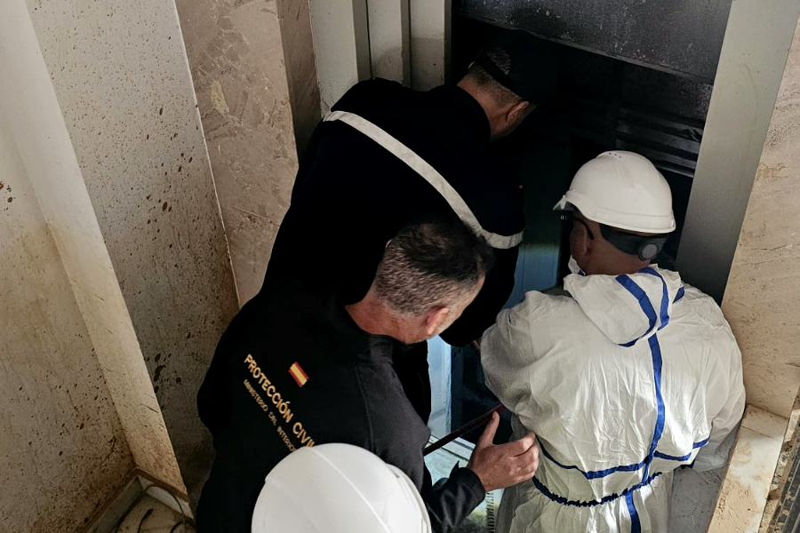 Trabajos de limpieza tras la DANA