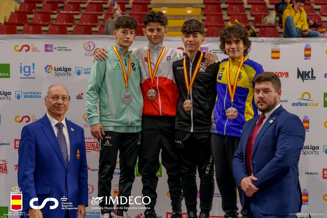 Lluvia de medallas para el kárate de Ceuta en el Campeonato de España Cadete y Junior