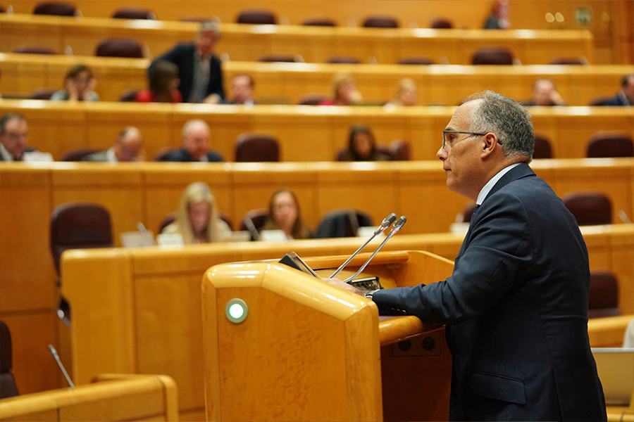 Intervención de Alberto Gaitán en el Senado