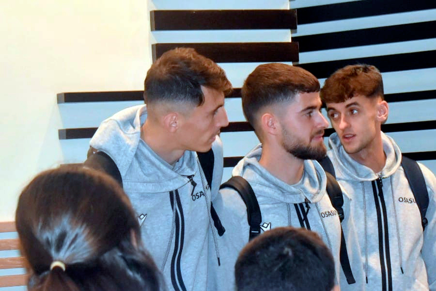 Llegada del Osasuna / Rafa Baez