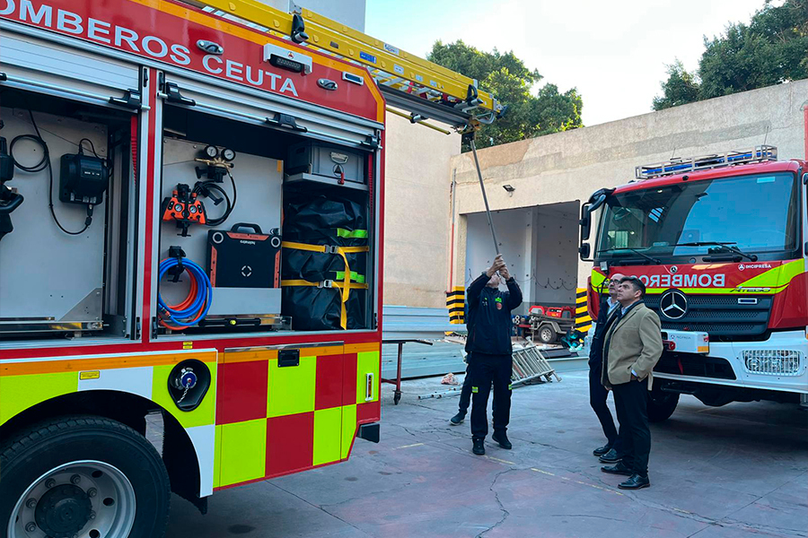Nuevos camiones de bomberos