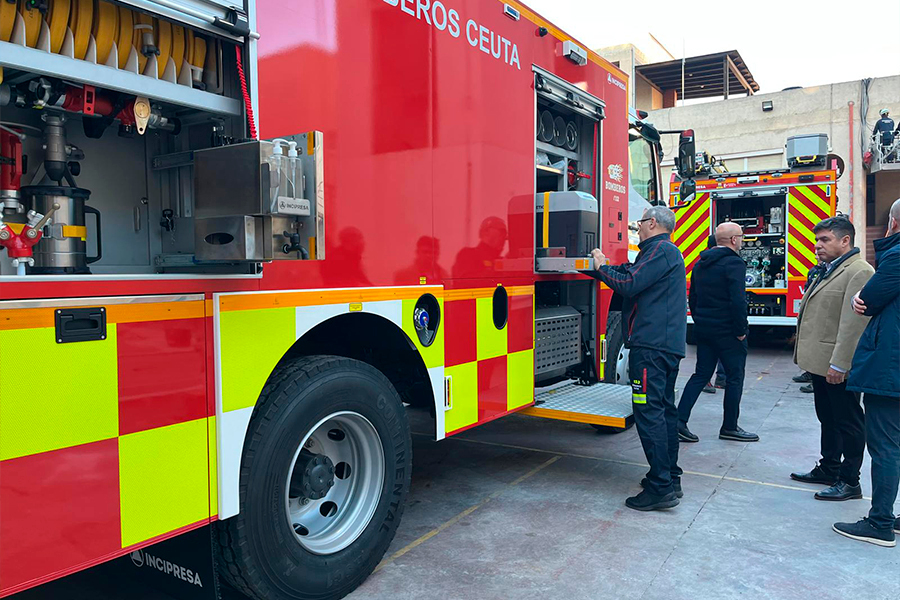 Nuevos camiones de bomberos