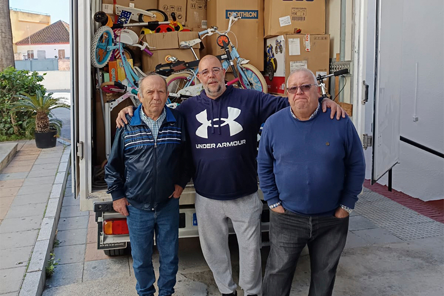Juguetes recogidos por El Rocío