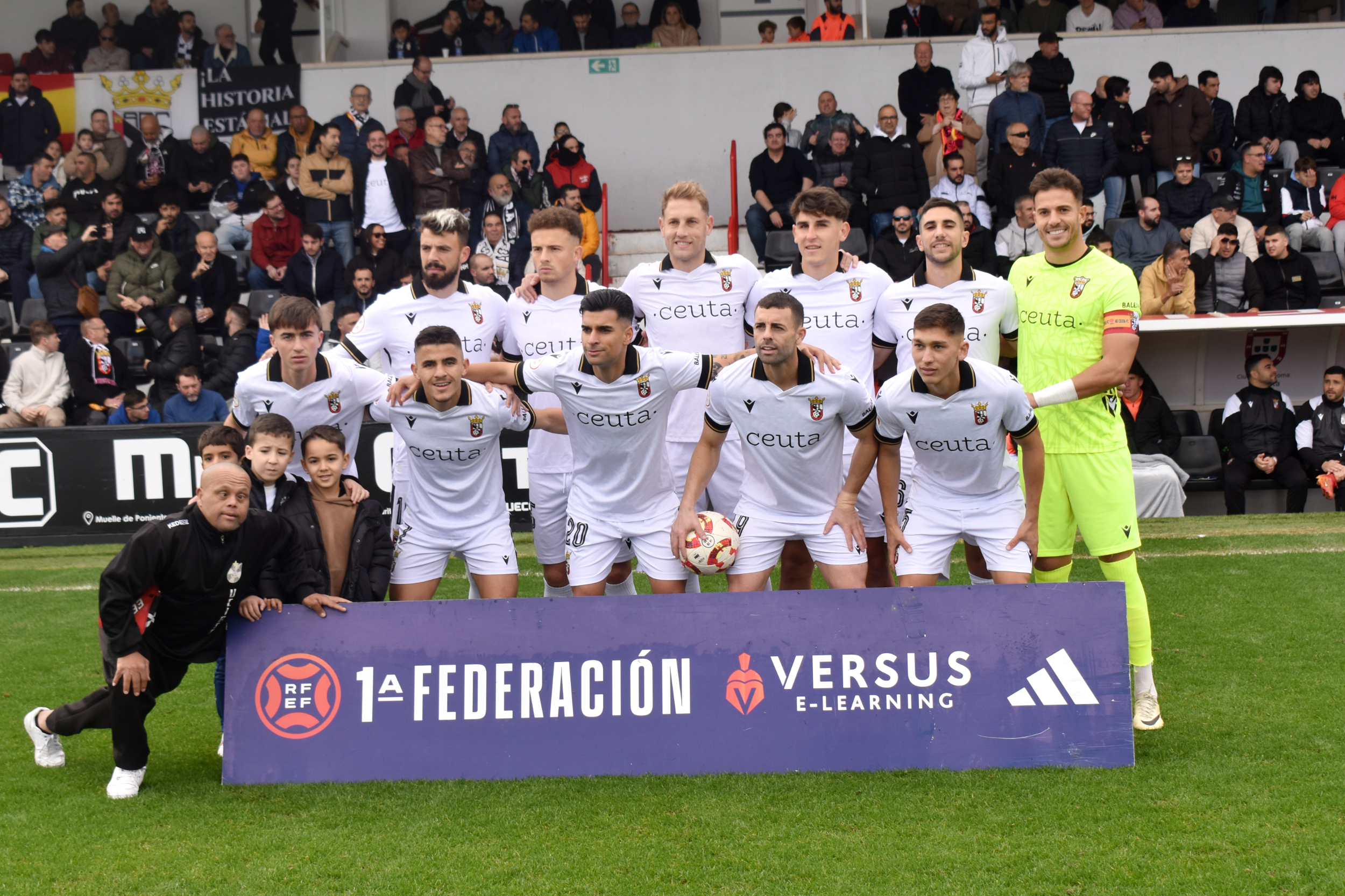 Once inicial de la ADCeuta FC ante el Castilla 