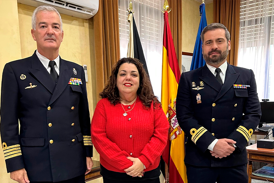 Visita a la Delegada del Gobierno