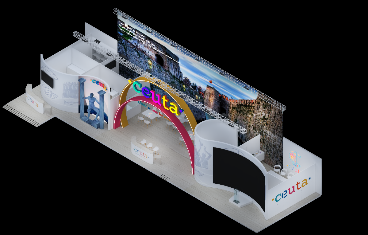 Así será el stand de Ceuta en FITUR 2025(1)