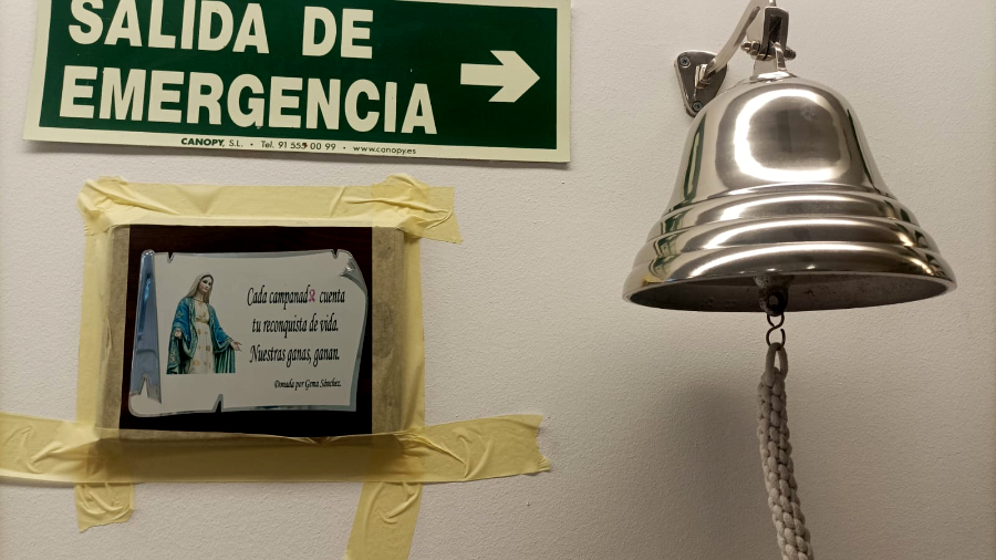 El Hospital ya cuenta con su campana para el fin de los tratamientos oncológicos