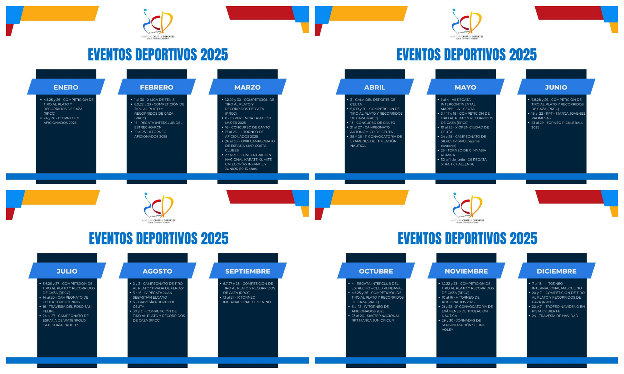 Eventos deportivos 2025
