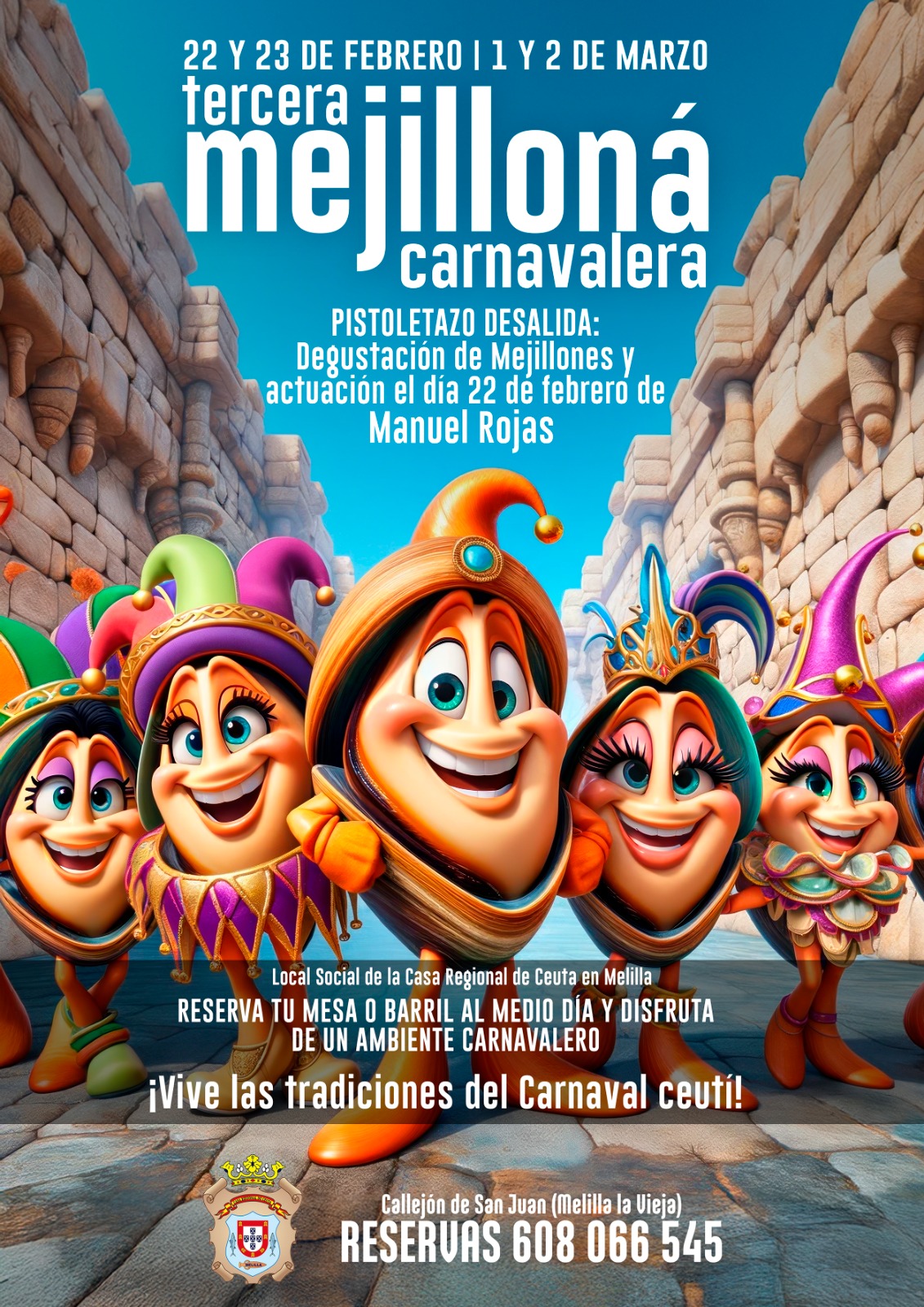 Mejilloná casa de Ceuta en Melilla