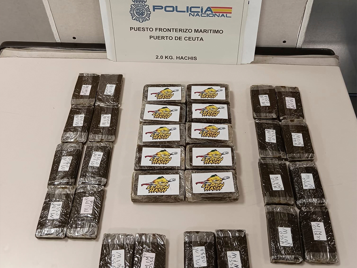 Droga aprehendida en el Puerto