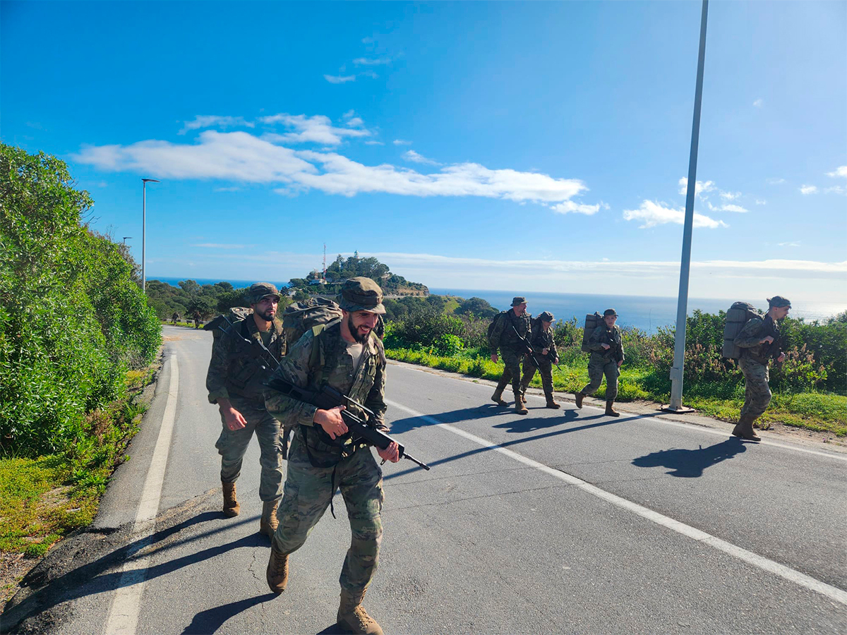 Despliegue del Grupo Táctico Ceuta