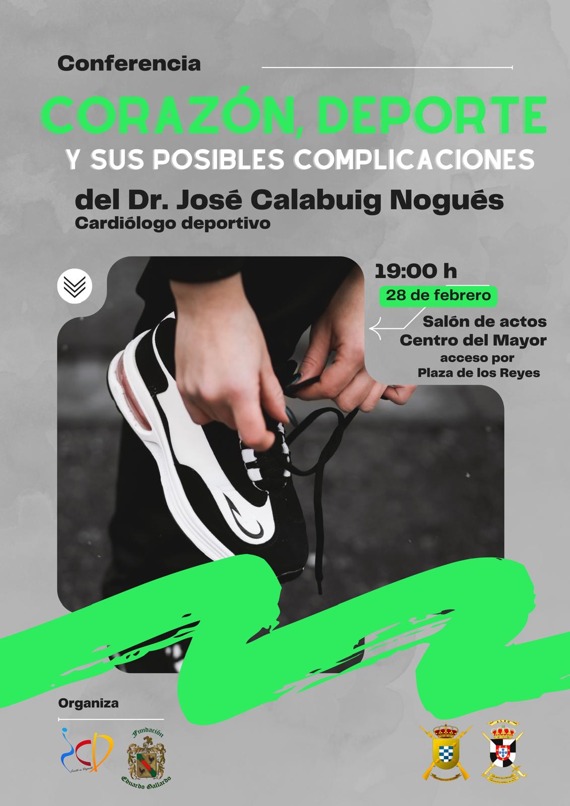 Cartel la Conferencia sobre Cardiología Deportiva