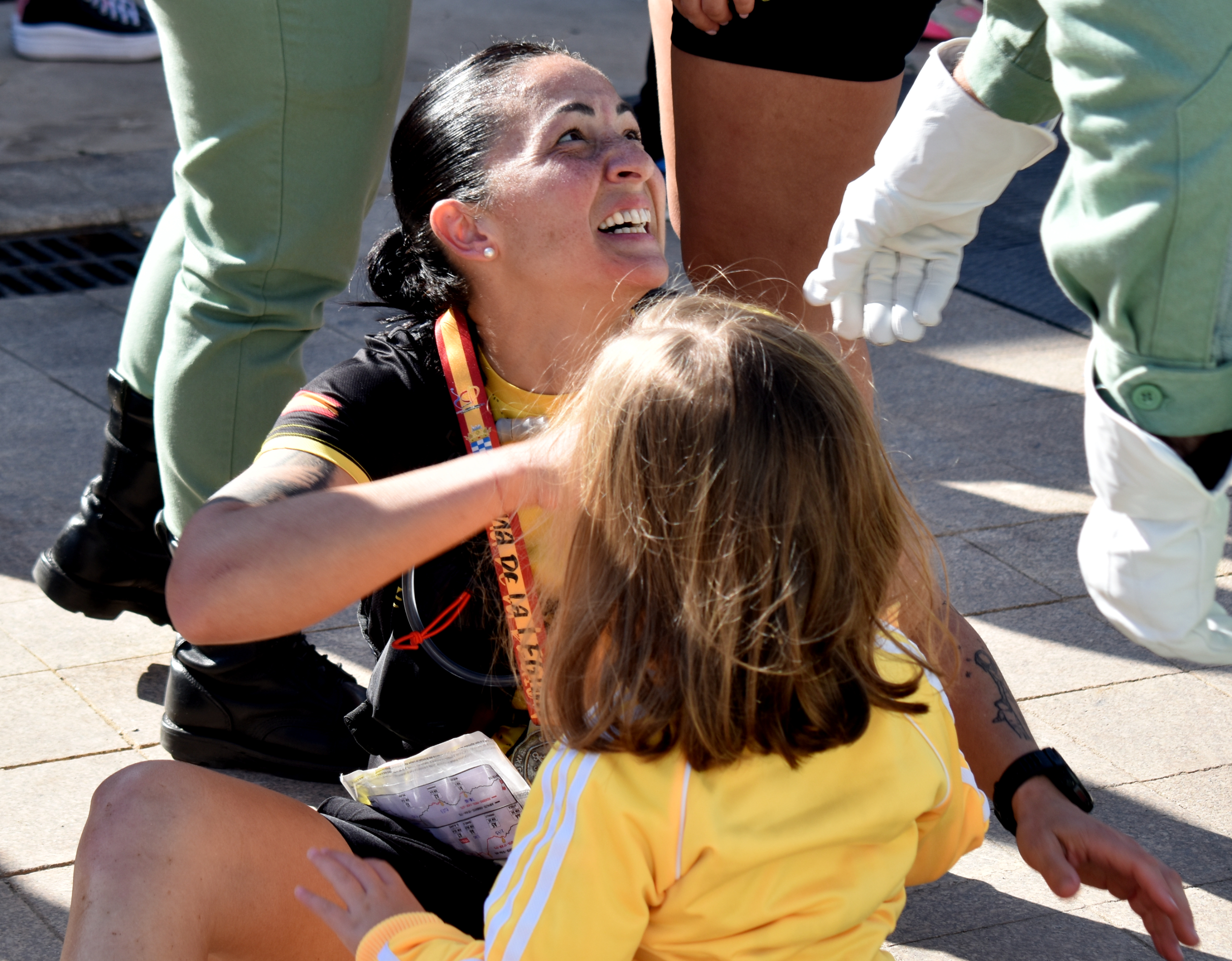 El equipo femenino del Tercio Duque de Alba debuta con un bronce en la Cuna de la Legión. Foto: Rafa Báez