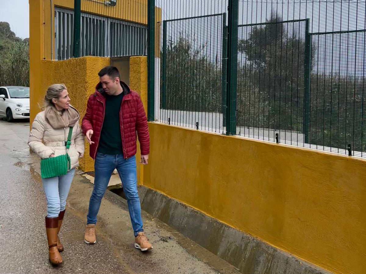 Visita de Carlos Verdejo y Teresa López al Centro de Punta Blanca