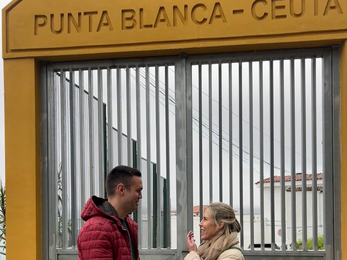 Visita de Carlos Verdejo y Teresa López al Centro de Punta Blanca