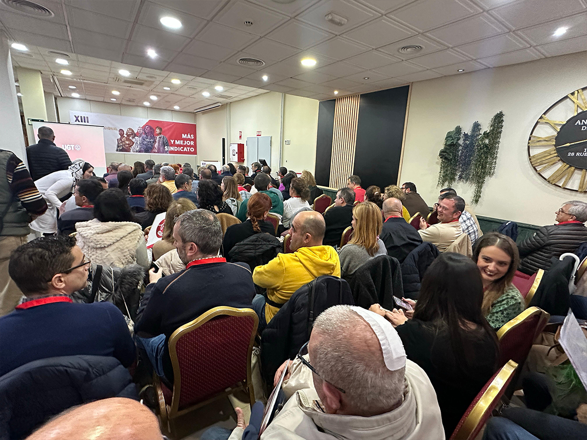 Pepe Álvarez en el Congreso Regional de Ceuta /  César Martín