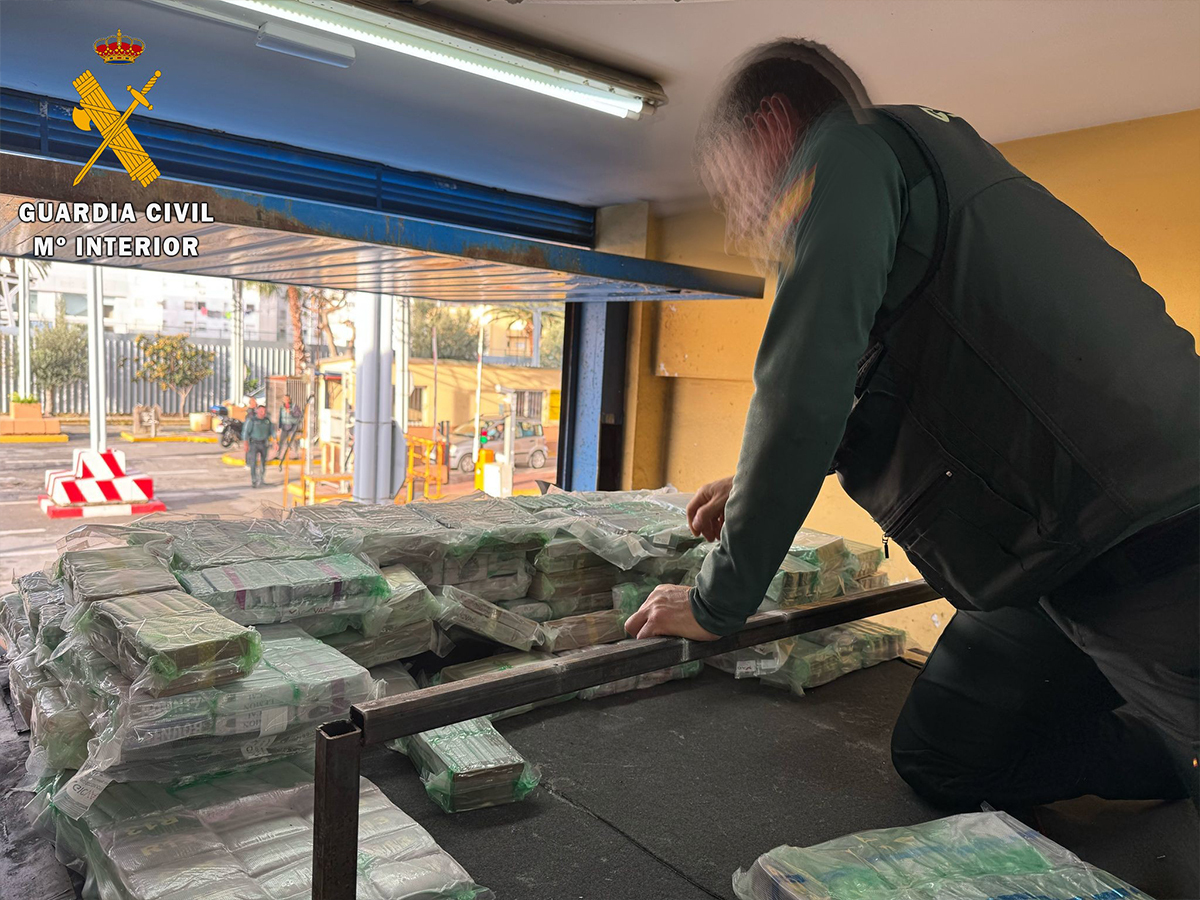 Interceptados más de 900 kilos de hachís en una furgoneta