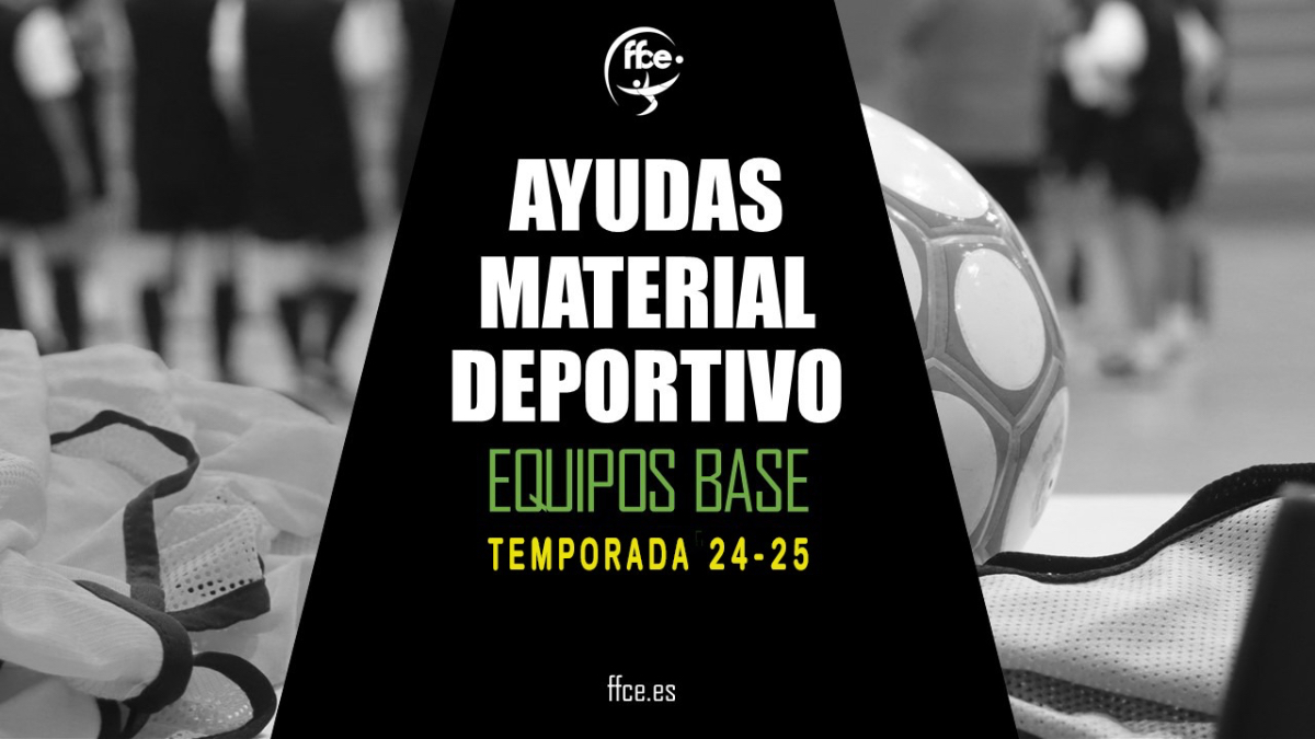 Ayudas para los Clubes Base en material deportivo / Cartel