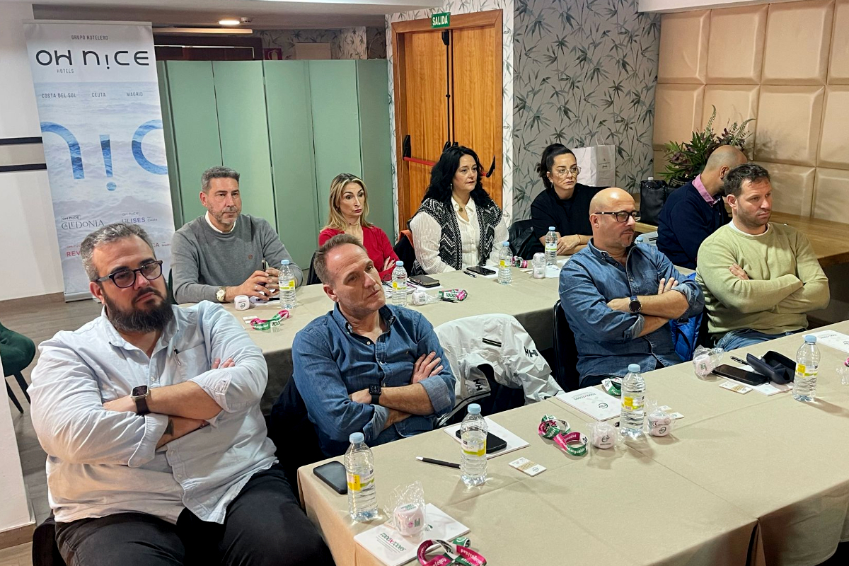 Los delegados de CSIF durante la Jornada de Riesgos Laborales de este miércoles