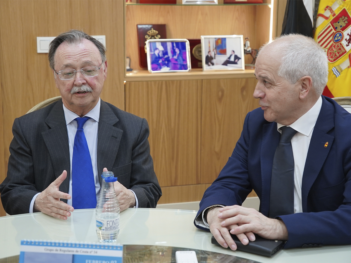 Reunión con el presidente de la Federación de Kárate